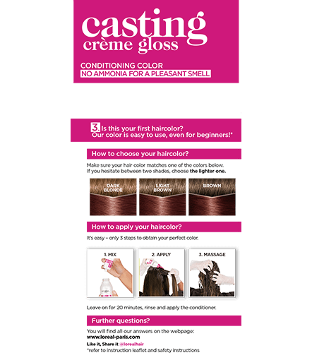 Haircolor 550 Casting Creme Gloss Packshot Side